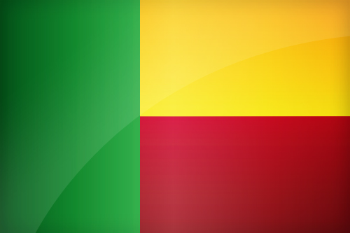 Large Beninese flag