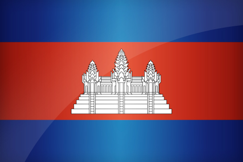 Large Cambodian flag