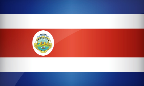 Large Costa Rican flag
