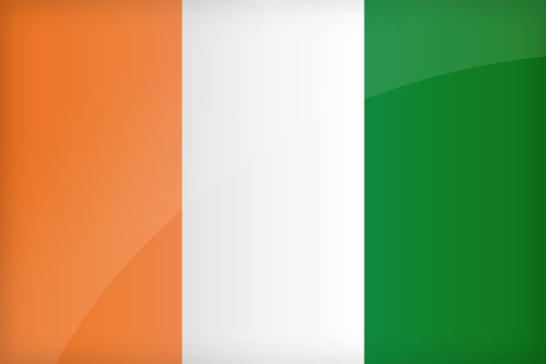 Large Ivorian flag