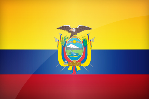 Large Ecuadorian flag