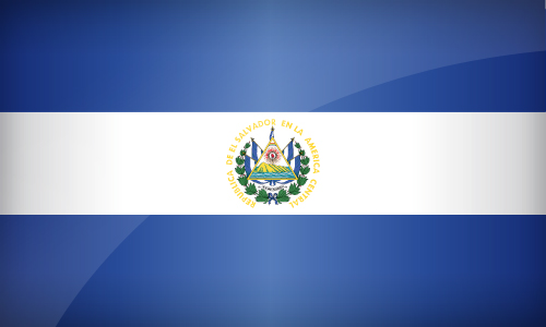 Large Salvadoran flag
