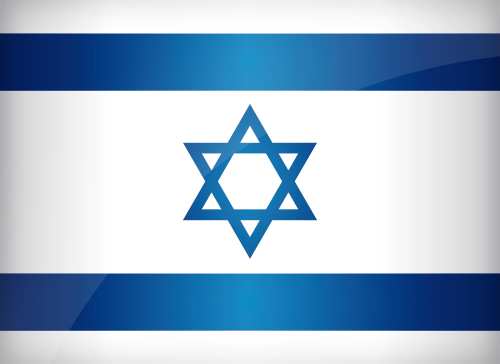 Large Israeli flag