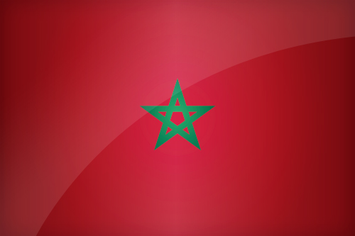 Large Moroccan flag