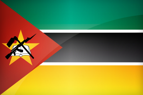 Large Mozambican flag