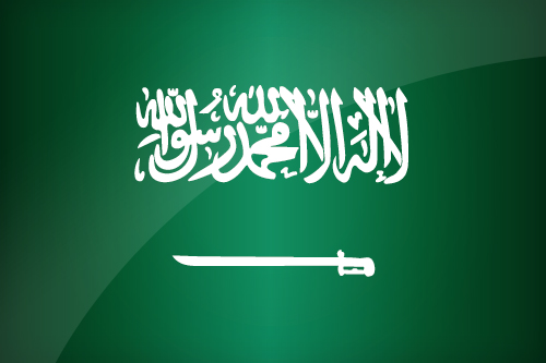 Large Saudi Arabian flag