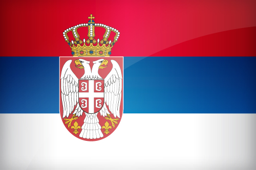 Large Serbian flag
