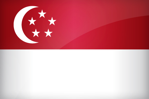Large Singaporean flag