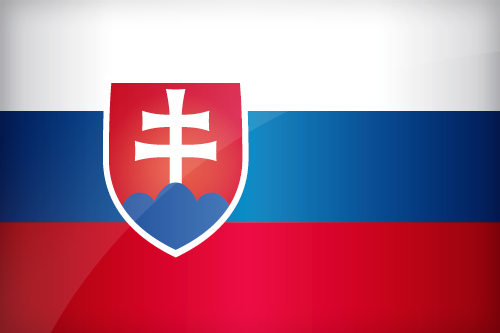 Large Slovak flag