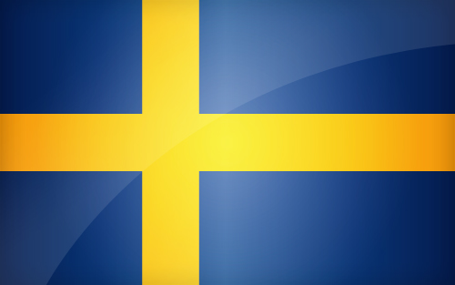 Large Swedish flag