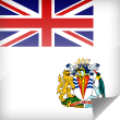British Antarctic Territory Icon Flag