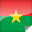 Burkina Faso Icon Flag