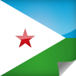 Djibouti Icon Flag