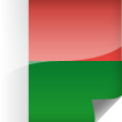Madagascar Icon Flag