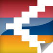 Nagorno-Karabakh Icon Flag