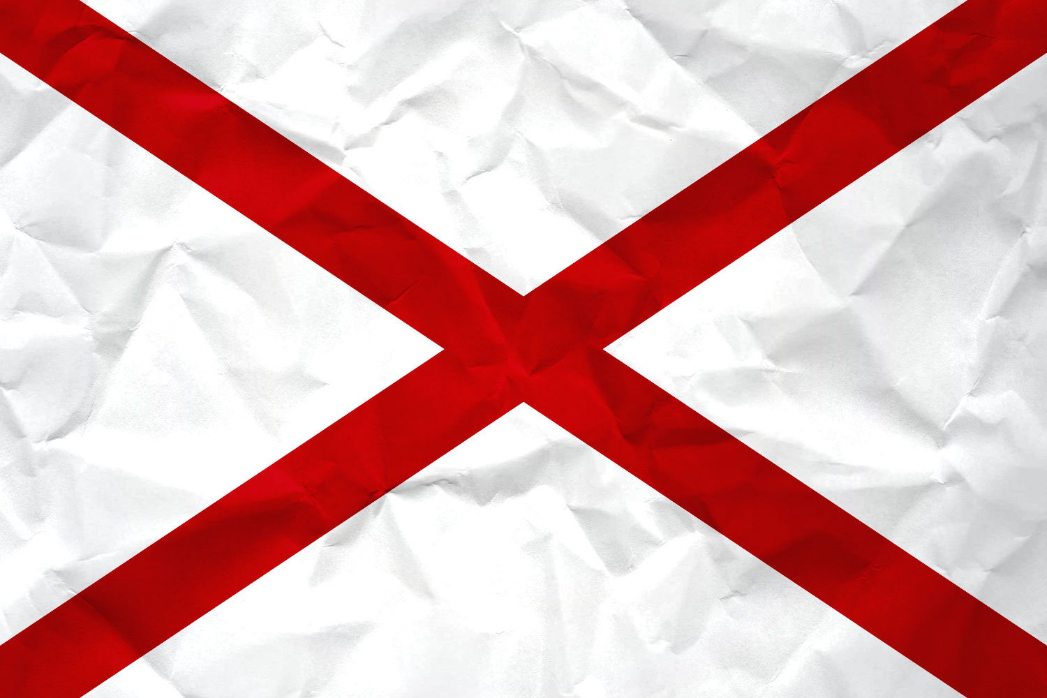High Resolution Flag of Alabama Paper Texture