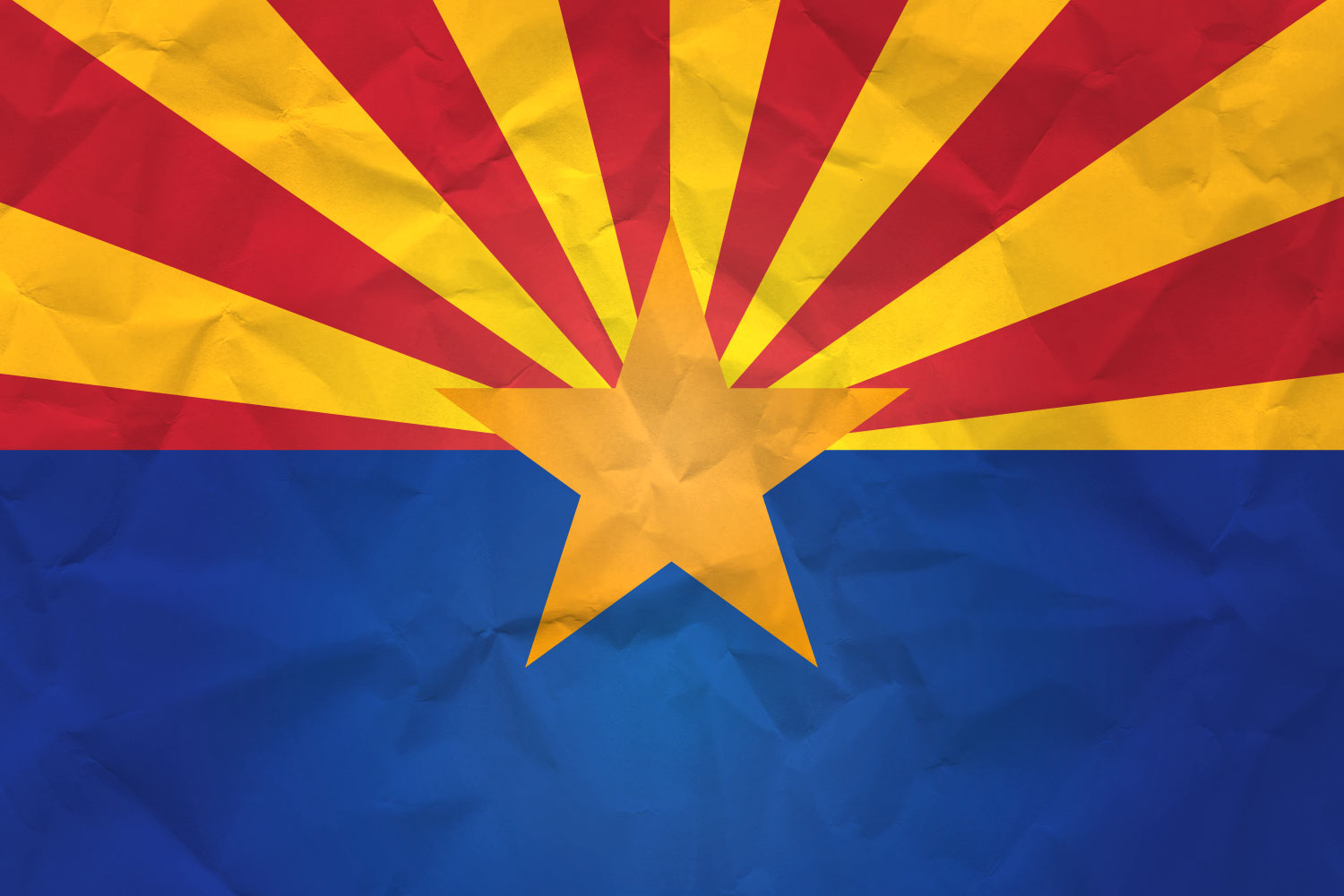 High Resolution Flag of Arizona Paper Texture