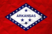 Arkansas Flag Paper Texture