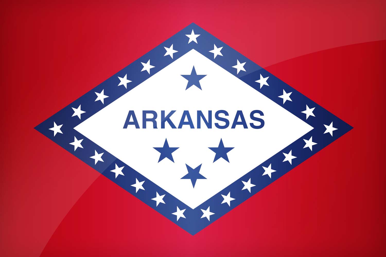 Flag of Arkansas in High Resolution