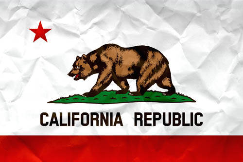Flag California Paper - Size Medium