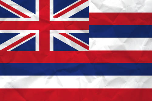 Flag Hawaii Paper - Size Medium