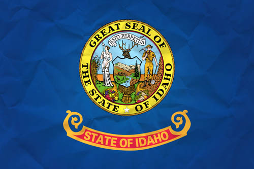 Flag Idaho Paper - Size Medium