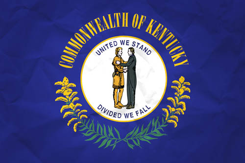 Flag Kentucky Paper - Size Medium