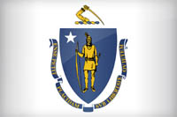 Flag Massachusetts State