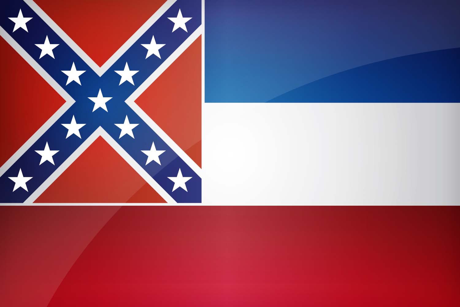 Flag of Mississippi in High Resolution