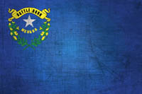 Nevada Flag Metal Texture