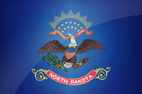 Flag North Dakota State
