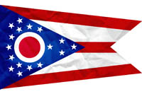 Ohio Flag Paper Texture