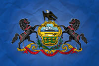 Pennsylvania Flag Paper Texture