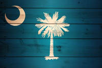 Flag South Carolina Wood Texture