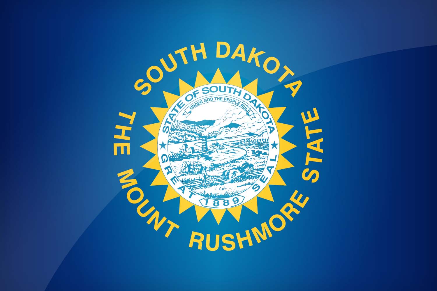 Flag of South Dakota in High Resolution