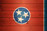 Flag Tennessee Wood Texture
