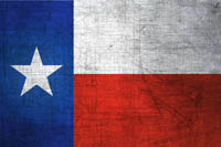 Texas Flag Metal Texture