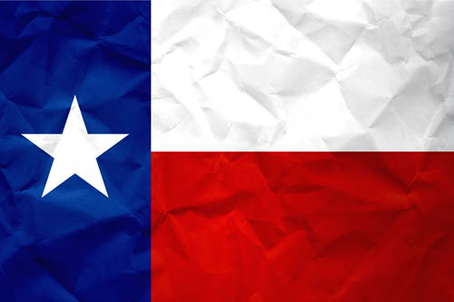Flag Texas Paper - Size Medium