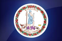Flag Virginia State